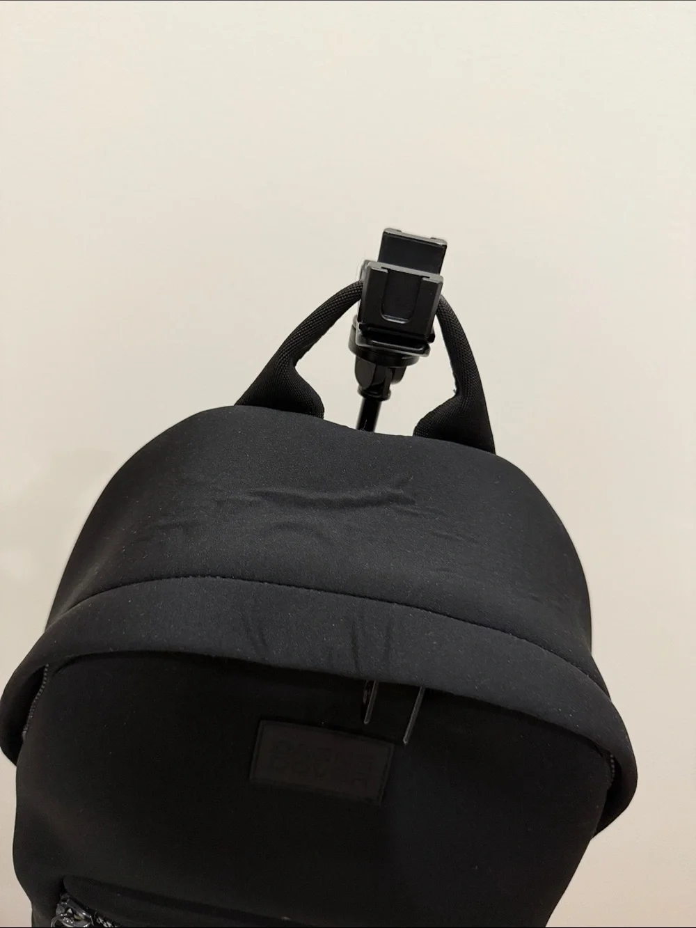 Dagne Dover Dakota Medium Black Neoprene Backpack